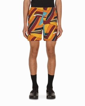 Abstract Swim Shorts Multicolor