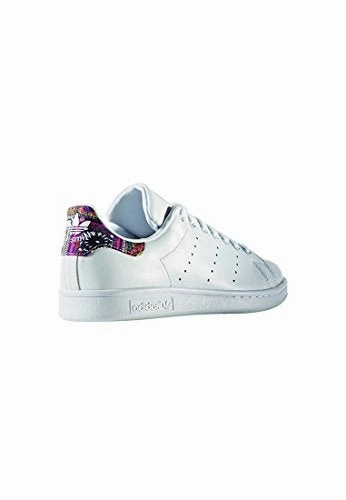 adidas Damen Stan Smith Sneaker. Weiß (Footwear White/Footwear White/Mid Grey). 38 EU