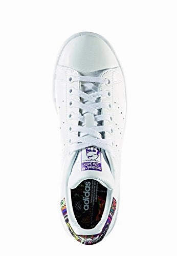 adidas Damen Stan Smith Sneaker. Weiß (Footwear White/Footwear White/Mid Grey). 38 EU