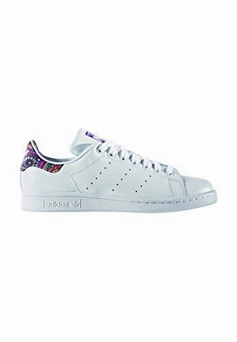 adidas Damen Stan Smith Sneaker. Weiß (Footwear White/Footwear White/Mid Grey). 38 EU