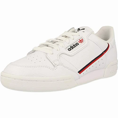 adidas Herren Continental Fitnessschuhe. Weiß Ftwbla Escarl Maruni 000. 41 1/3 EU