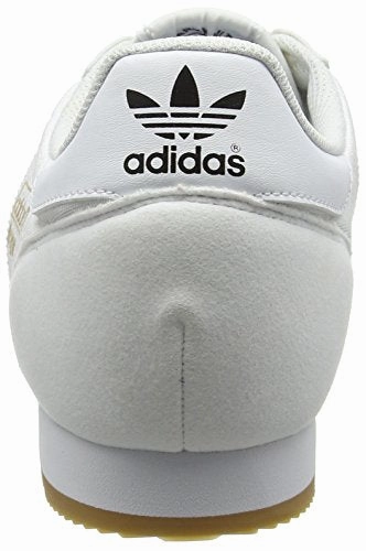 adidas Herren Dragon OG Trainer Low. Weiß (FTWR White/FTWR White/Gum). 43 1/3 EU