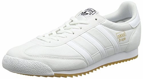 adidas Herren Dragon OG Trainer Low. Weiß (FTWR White/FTWR White/Gum)