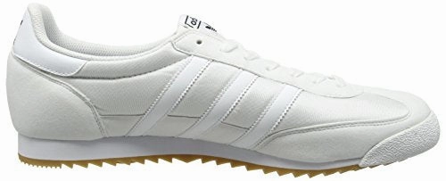 adidas Herren Dragon OG Trainer Low. Weiß (FTWR White/FTWR White/Gum)