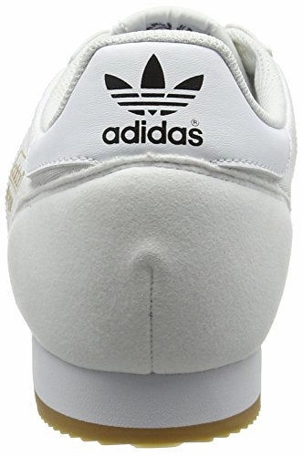 adidas Herren Dragon OG Trainer Low. Weiß (FTWR White/FTWR White/Gum)