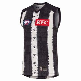 Adult's AFL Collingwood Magpies Football Club 2025 Stadium Indigenous Jersey