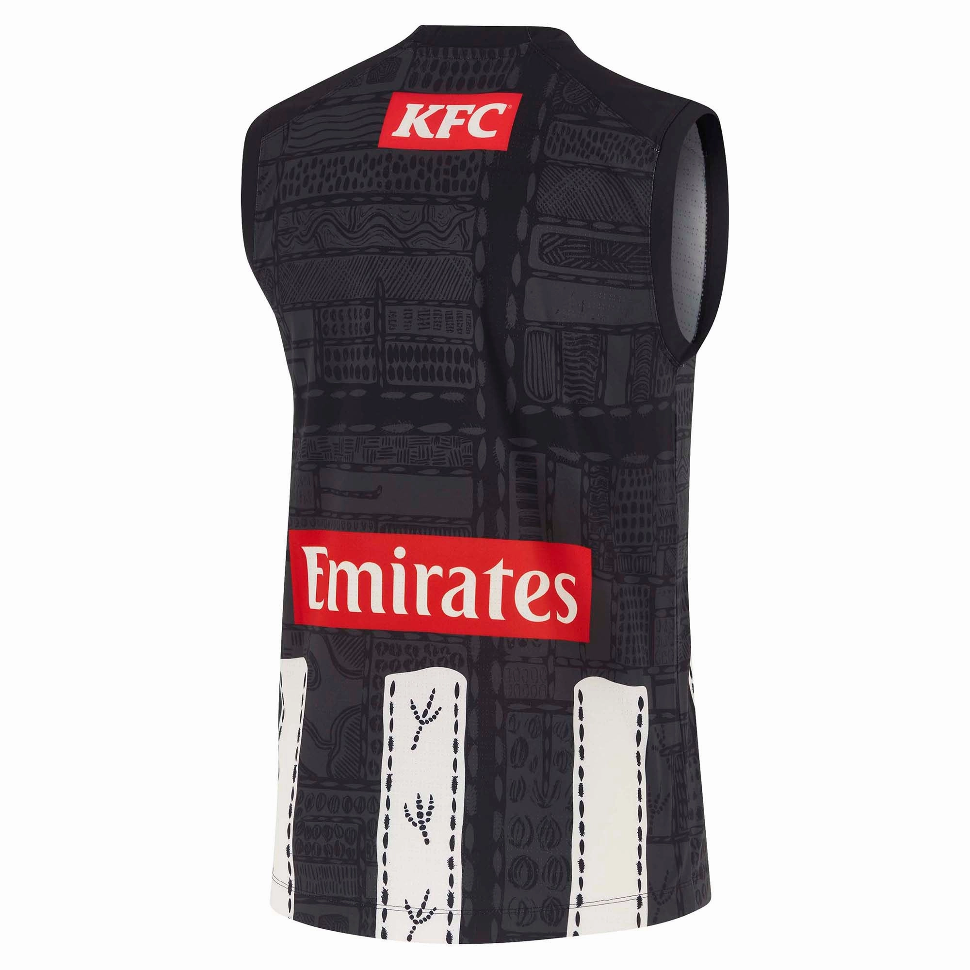 Adult's AFL Collingwood Magpies Football Club 2025 Stadium Indigenous Jersey