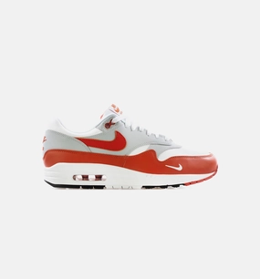 Air Max 1 LV8 Mens Lifestyle Shoe - Orange/White/Grey