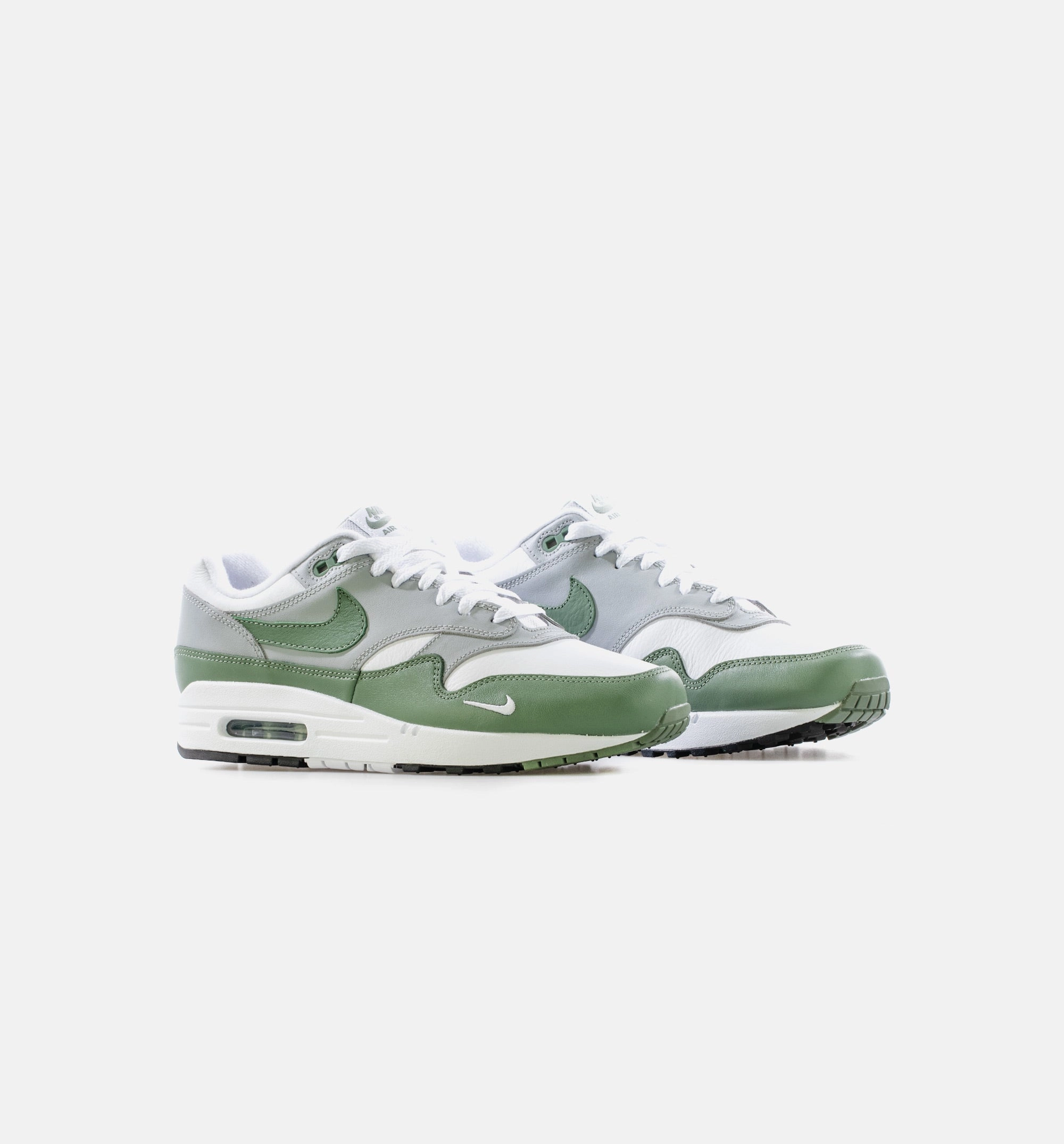 Air Max 1 Spiral Sage Mens Lifestyle Shoe - White/Grey/Green