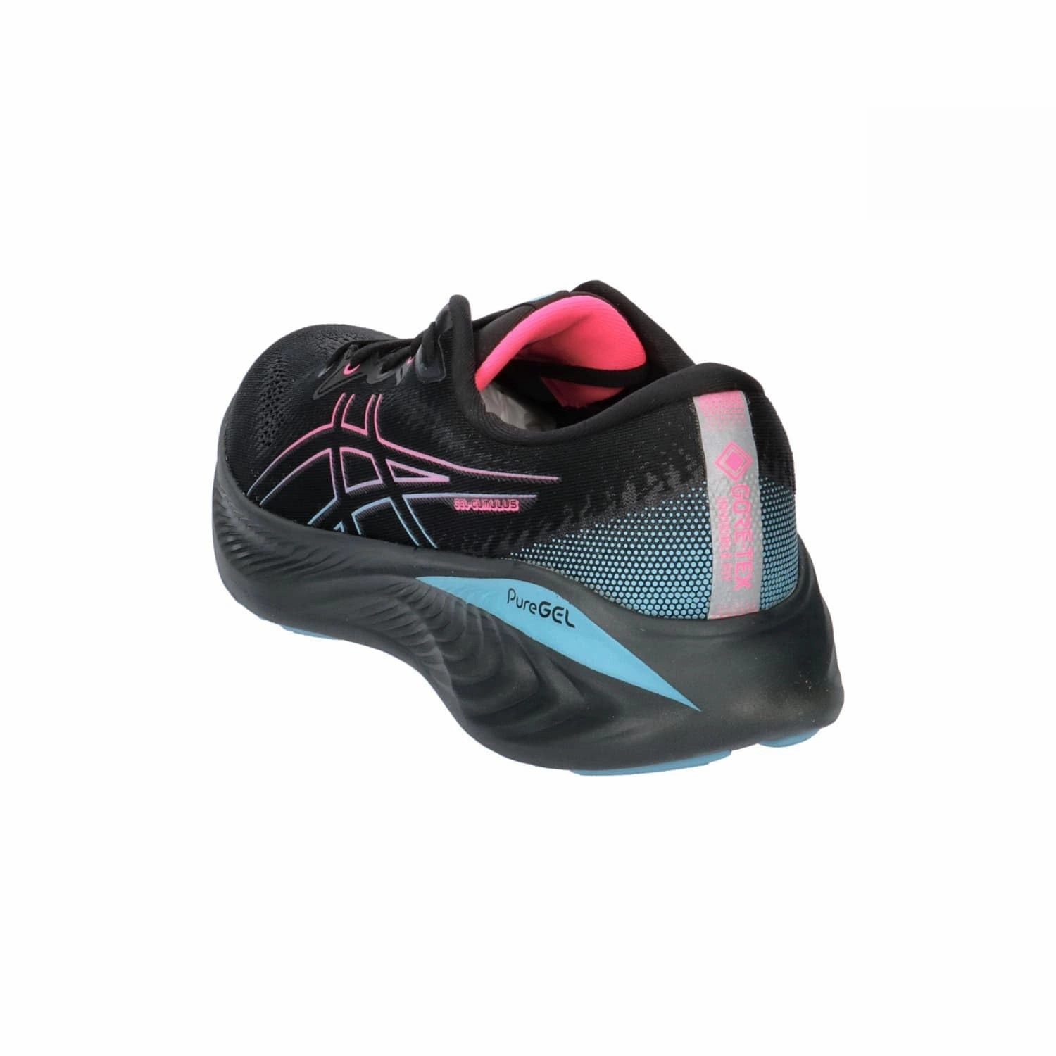 ASICS Damen Laufschuhe Gel-Cumulus 25 GTX 1012B502 Black/Hot Pink 39
