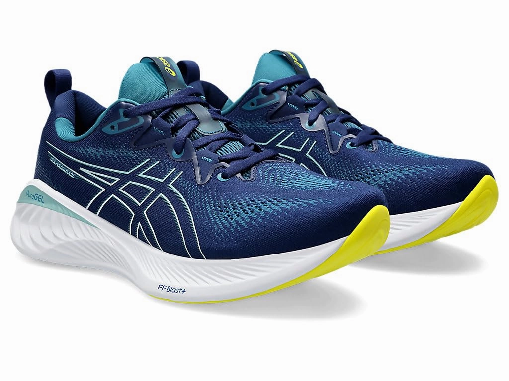 ASICS Herren Gel-Cumulus 25 Sneaker. Blue Expanse Teal Tint. 42.5 EU