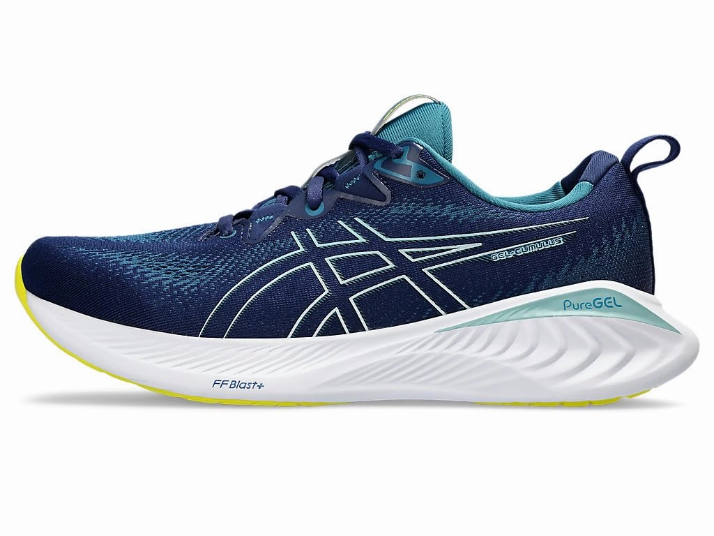 ASICS Herren Gel-Cumulus 25 Sneaker. Blue Expanse Teal Tint. 42.5 EU