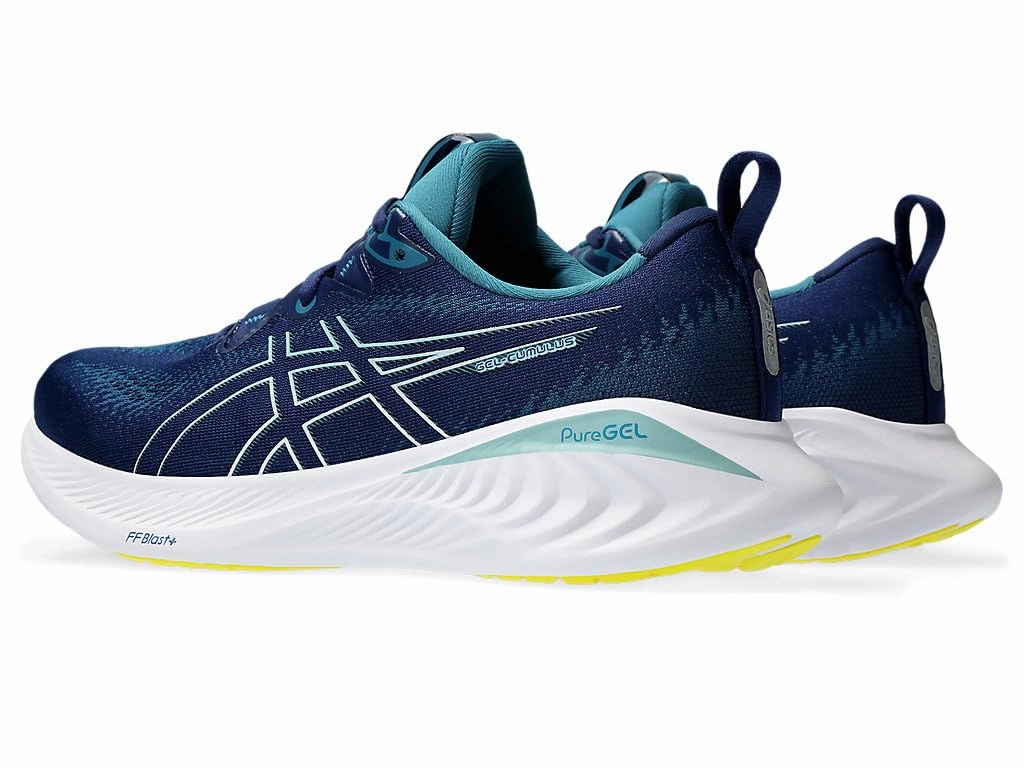 ASICS Herren Gel-Cumulus 25 Sneaker. Blue Expanse Teal Tint. 42.5 EU