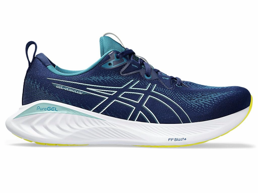 ASICS Herren Gel-Cumulus 25 Sneaker. Blue Expanse Teal Tint. 43.5 EU