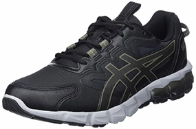 ASICS Herren Gel-Quantum 90 Sneaker. Black Mantle Green. 44.5 EU