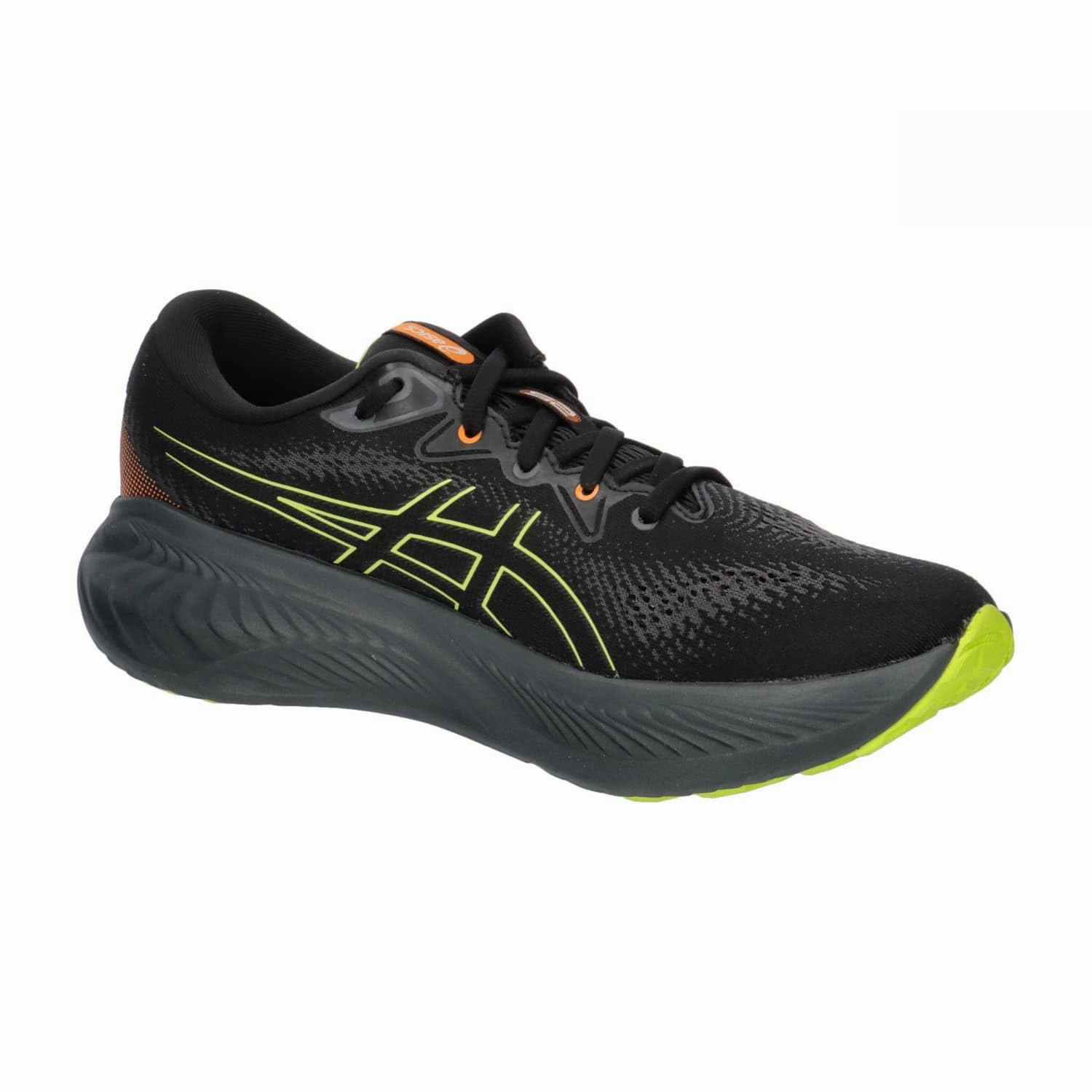 ASICS Herren Laufschuhe Gel-Cumulus 25 GTX 1011B683 Black/Neon Lime 44