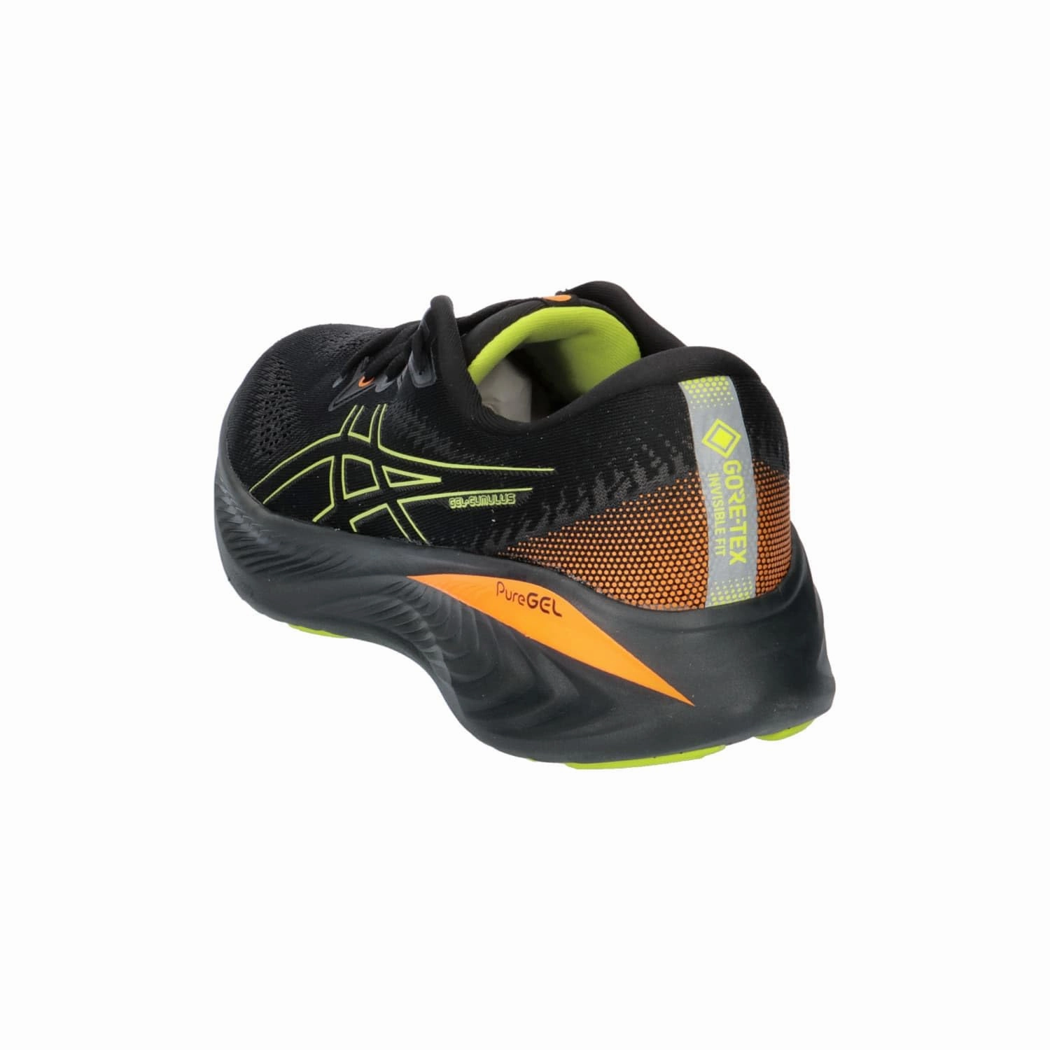 ASICS Herren Laufschuhe Gel-Cumulus 25 GTX 1011B683 Black/Neon Lime 44