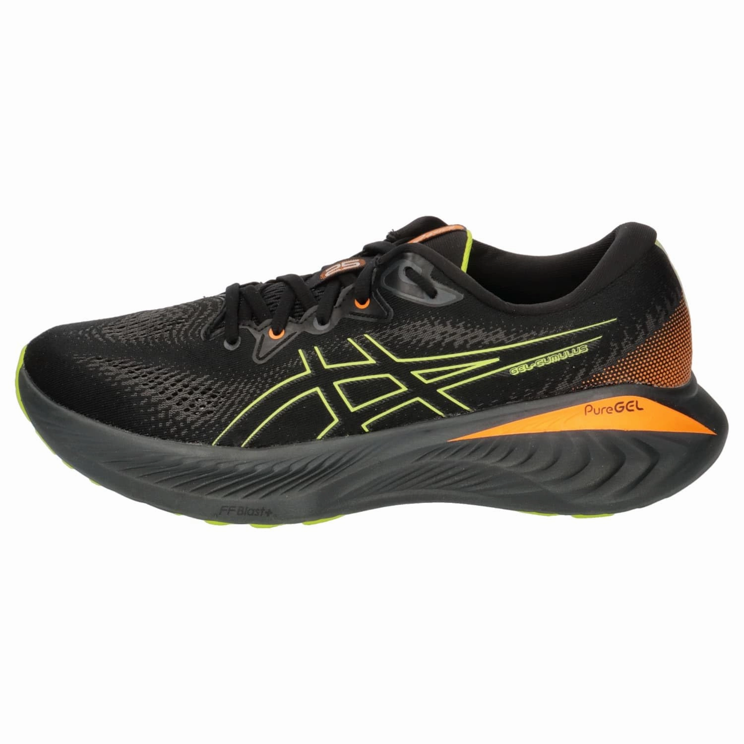 ASICS Herren Laufschuhe Gel-Cumulus 25 GTX 1011B683 Black/Neon Lime 44