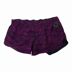 Athletic Shorts By Lululemon In Purple, Size: M