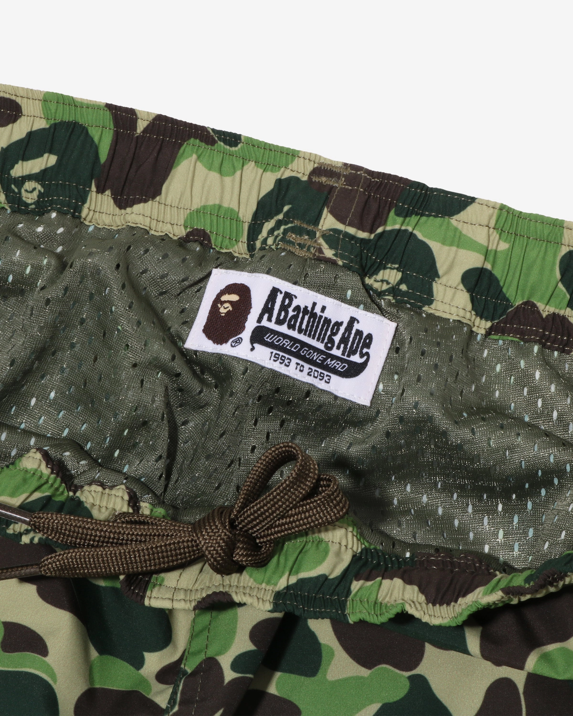 BAPE ABC CAMO BEACH SHORTS  - GREEN