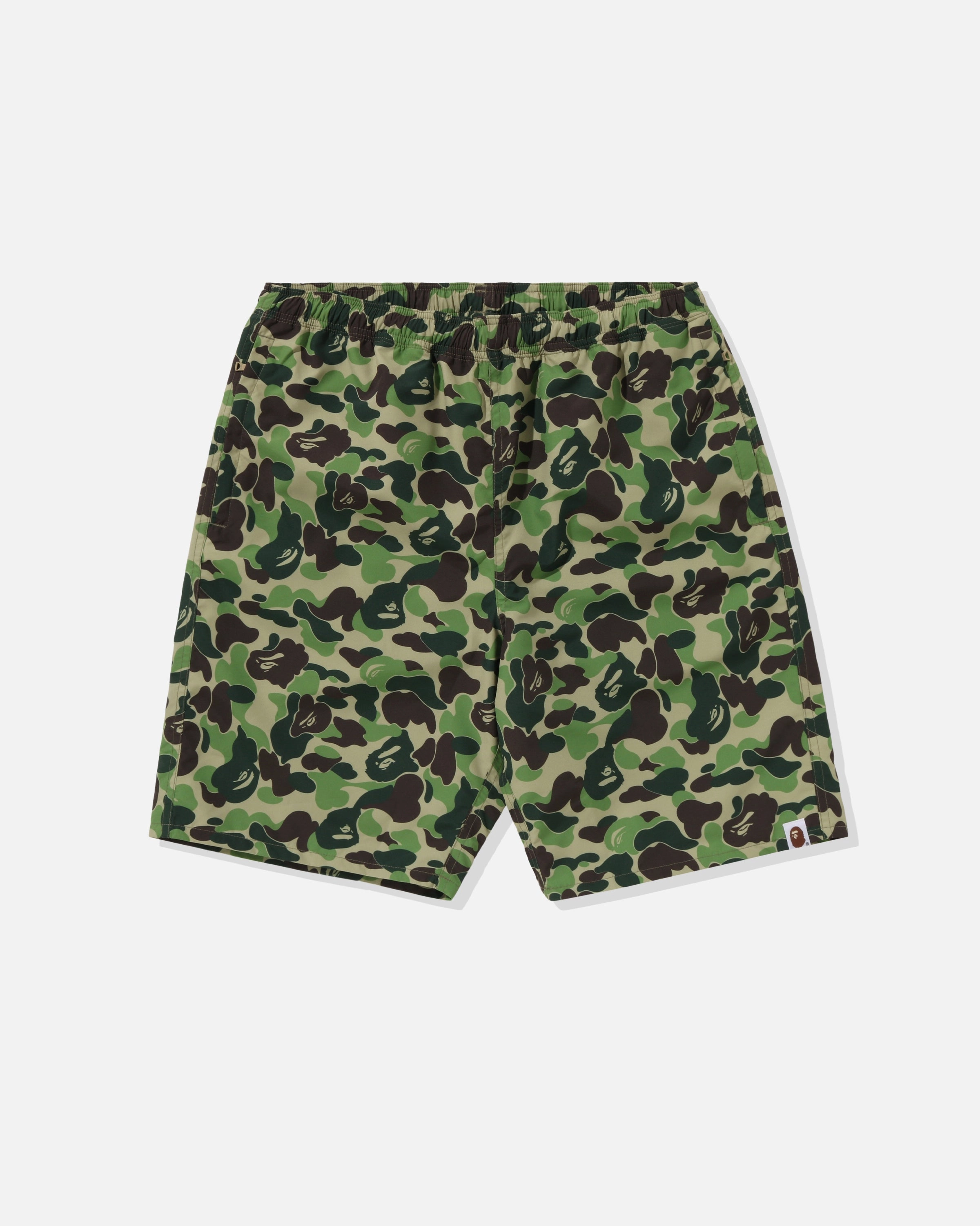 BAPE ABC CAMO BEACH SHORTS  - GREEN
