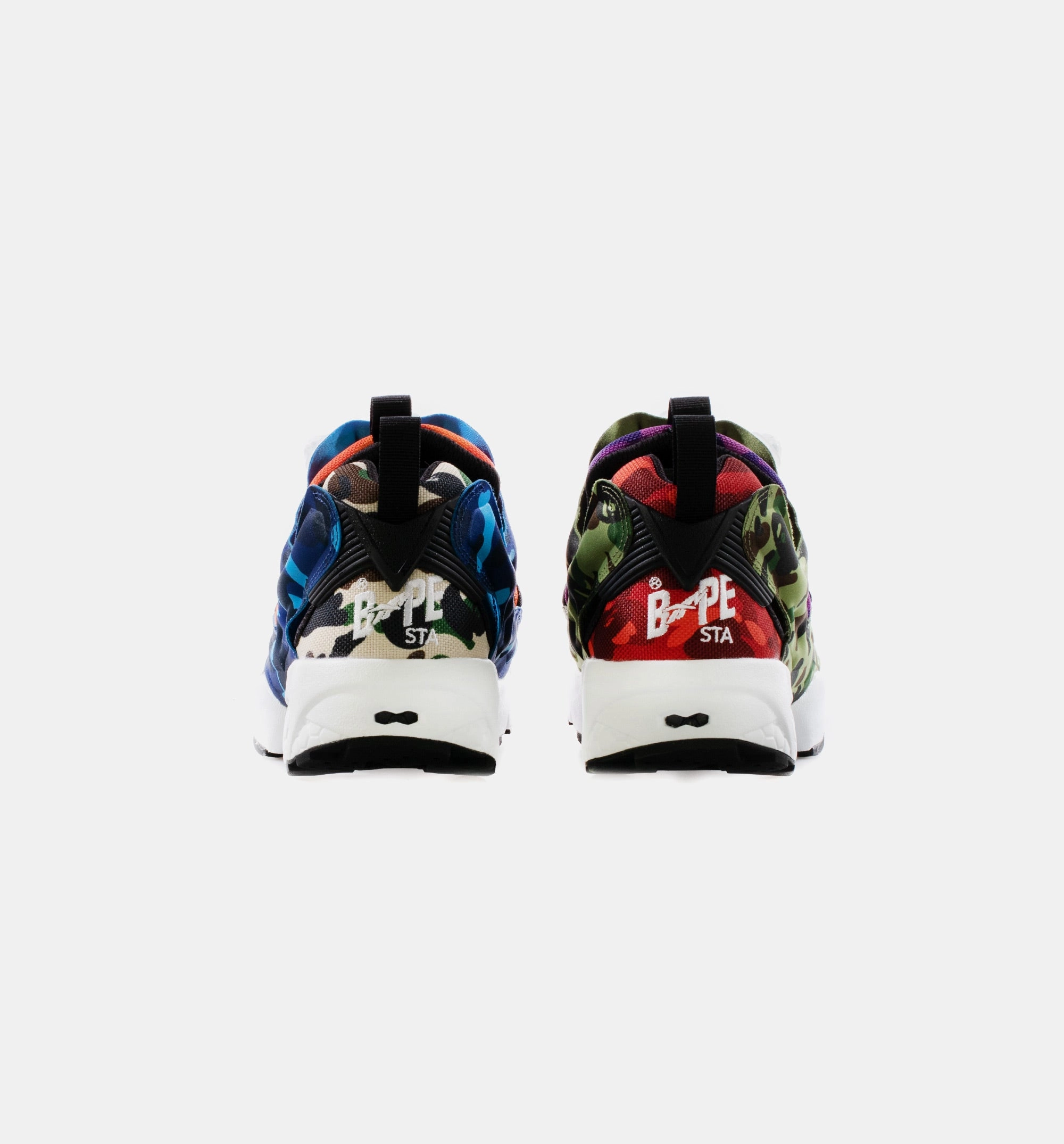 BAPE Instapump Fury Multi Camo Mens Lifestyle Shoe - Multi/Camo