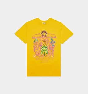 BB Festival Short Sleeve Mens T-Shirt - Yellow