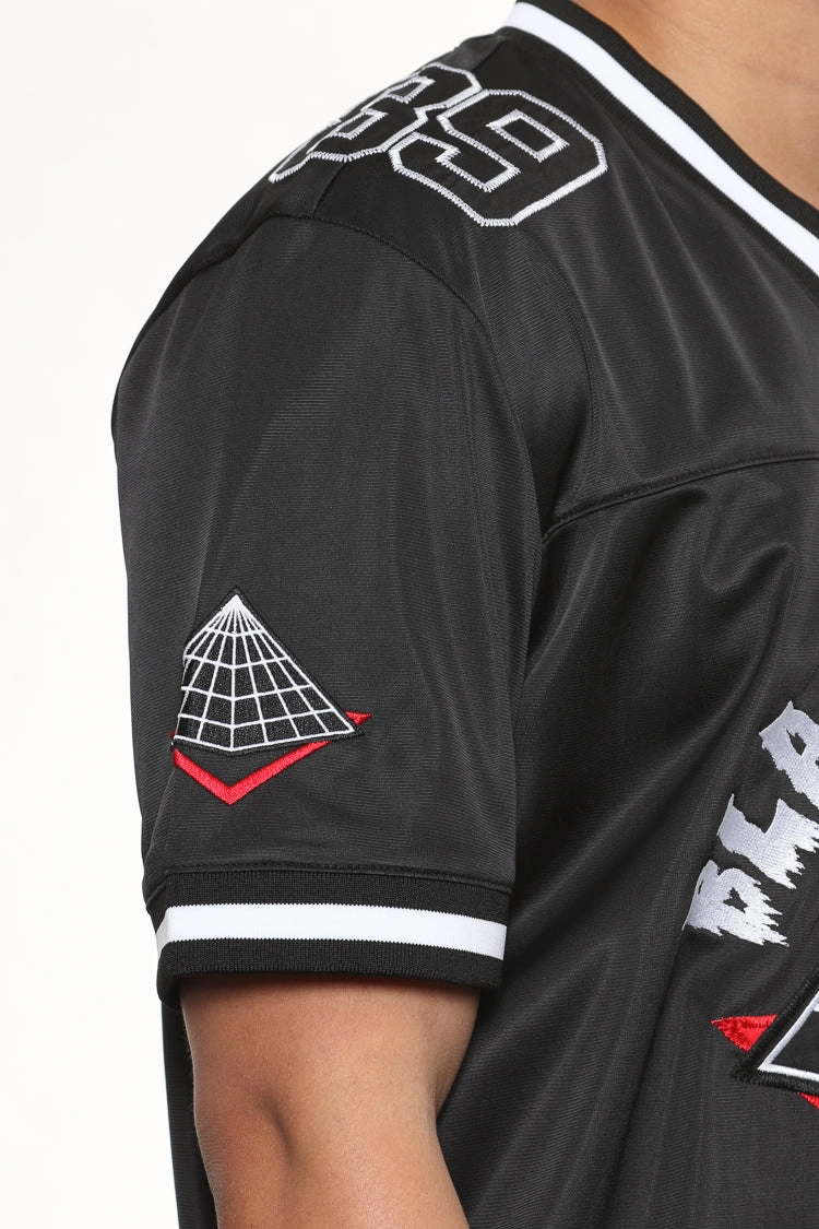 Black Pyramid Home Team Football Jersey Black