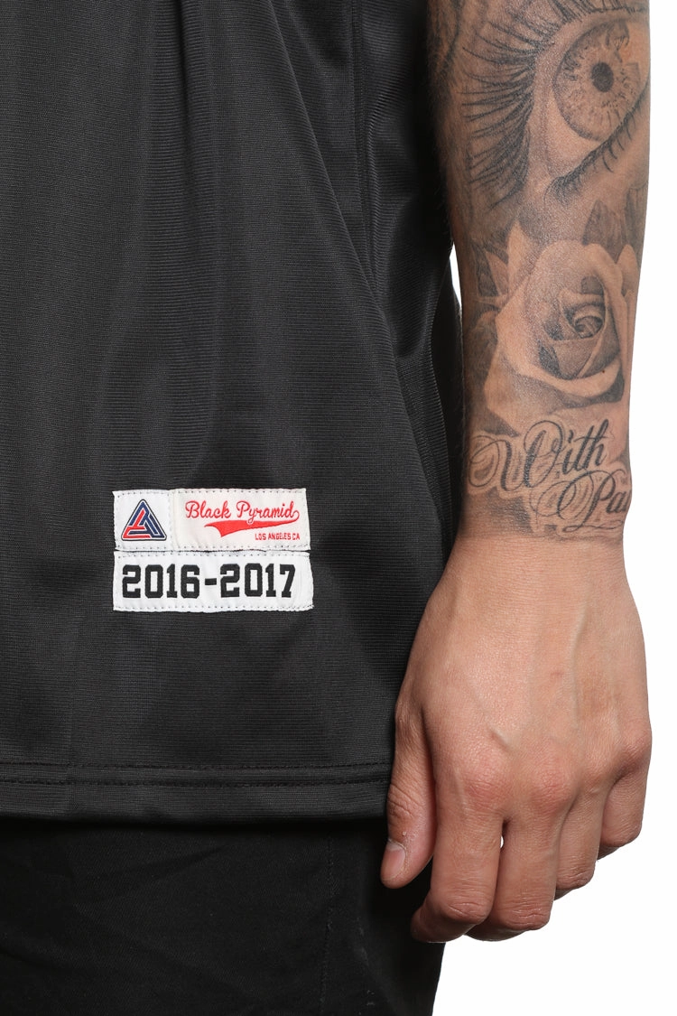 Black Pyramid Home Team Football Jersey Black