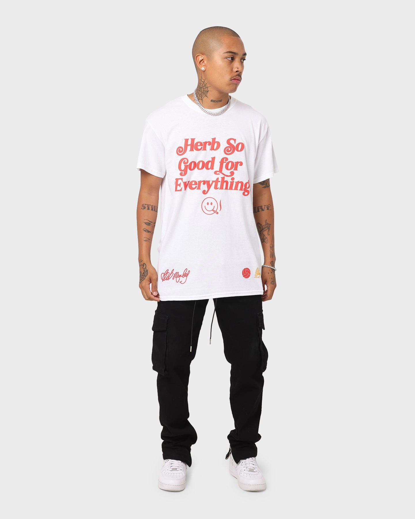 Bob Marley Herb So Good T-Shirt White