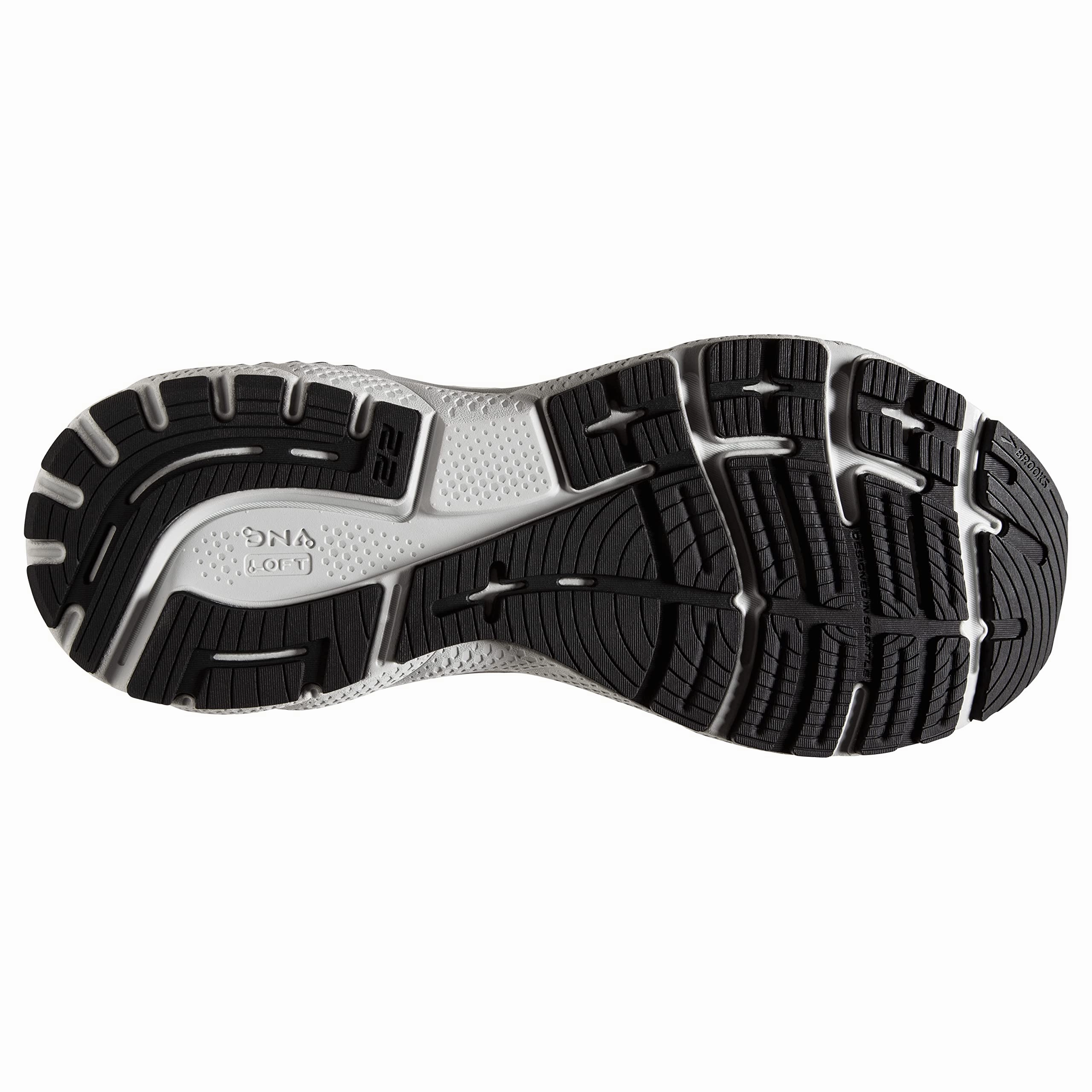 Brooks Herren Adrenaline GTS 22 Sneaker. Pfauen/Orange/WeiÃŸ. 45.5 EU