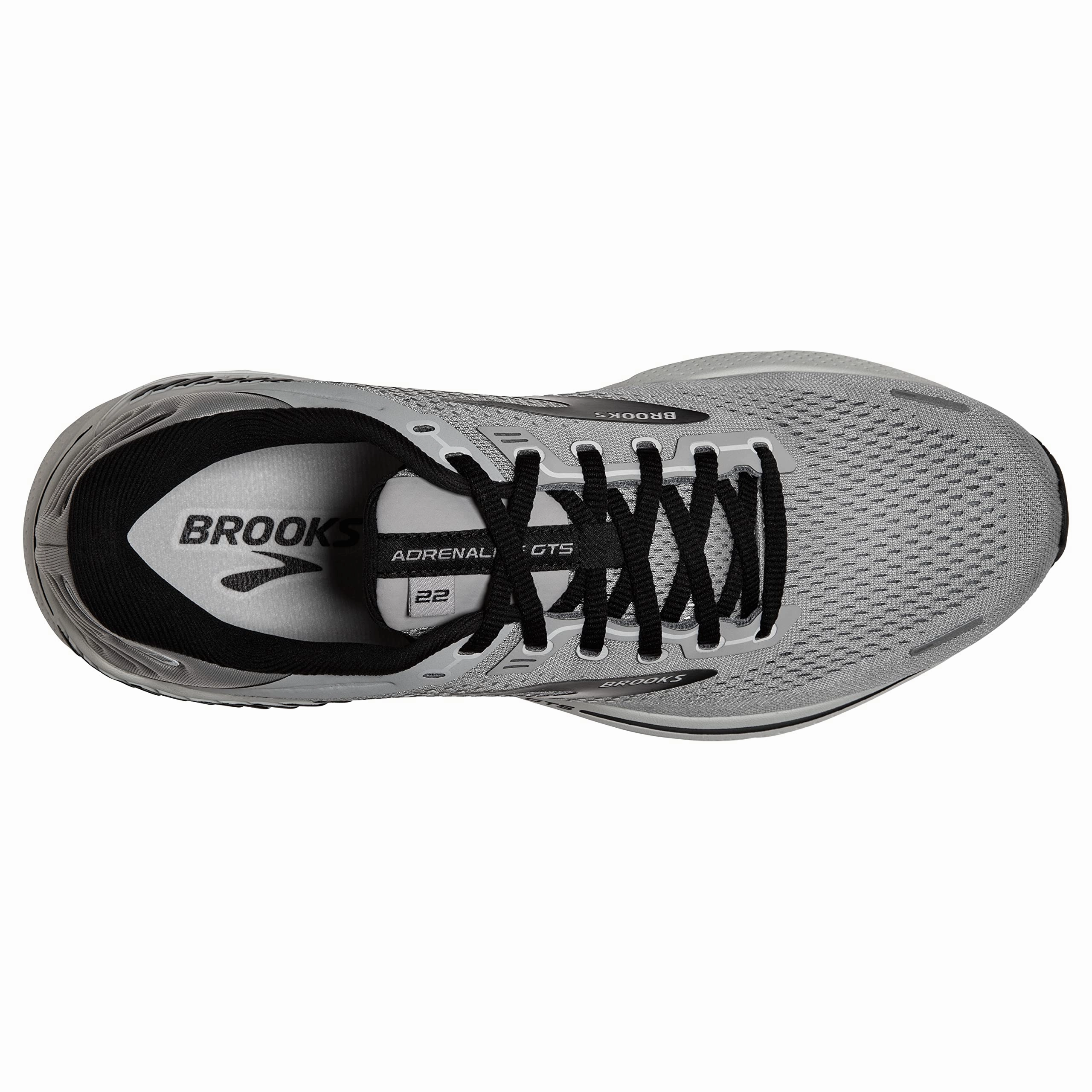 Brooks Herren Adrenaline GTS 22 Sneaker. Pfauen/Orange/WeiÃŸ. 45.5 EU