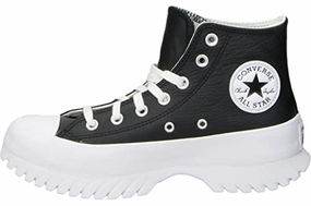 CONVERSE Herren Chuck Taylor All Star Lugged 2.0 Leather Sneaker. Schwarz/Weiß. 41 EU