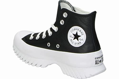 CONVERSE Herren Chuck Taylor All Star Lugged 2.0 Leather Sneaker. Schwarz/Weiß. 41 EU