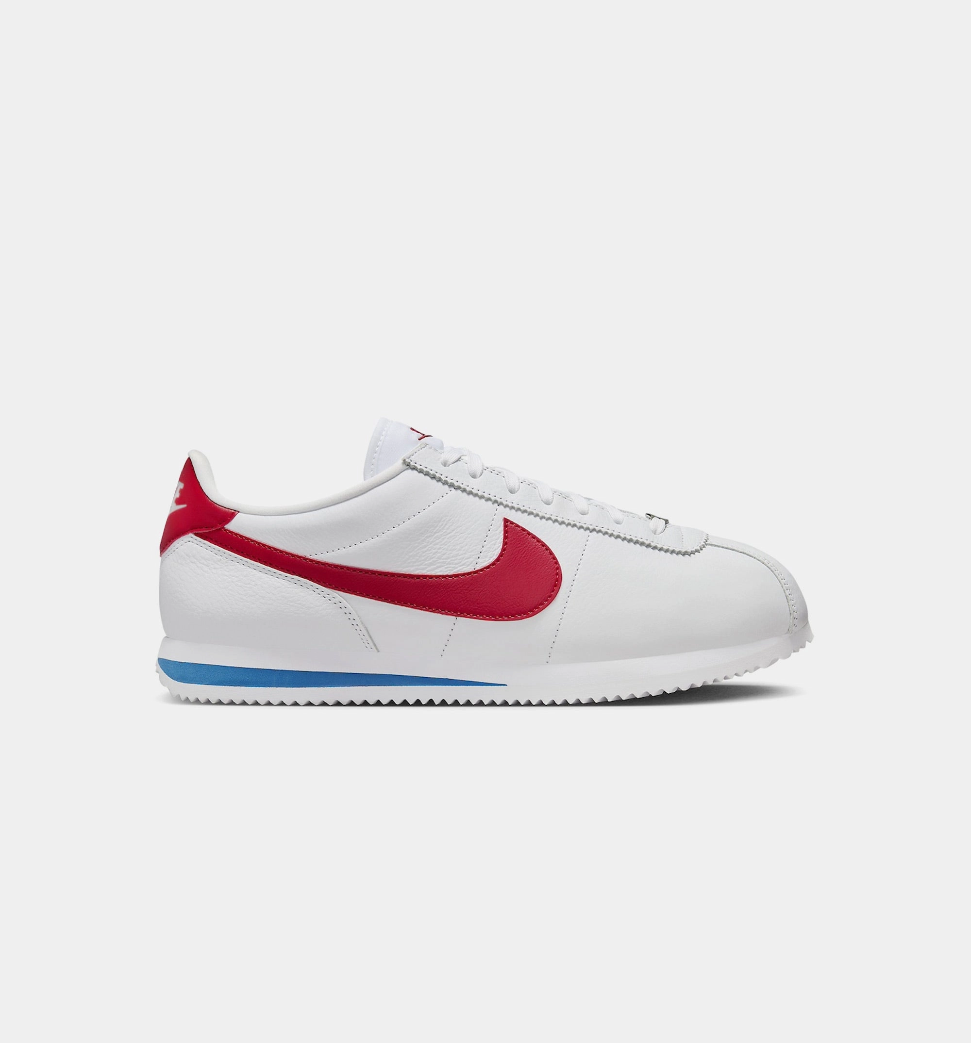 Cortez Varsity Red. White & Blue Mens Lifestyle Shoe - White/Varsity Red/Varsity Blue
