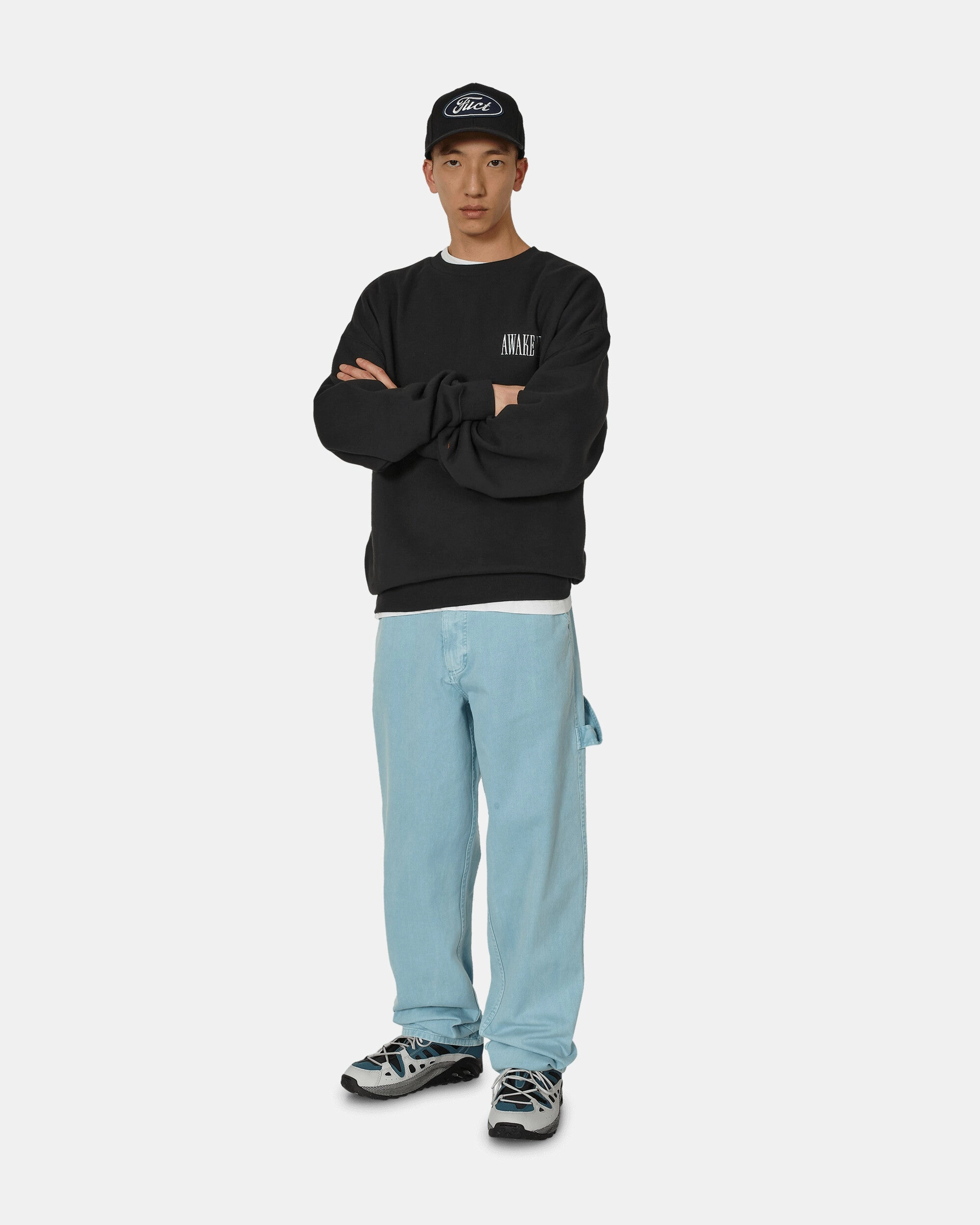 Cotton Painter Pants Blue