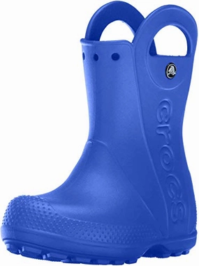 Crocs Handle It Rain Boot K. Unisex-Kinder Gummistiefel. Blau (Cerulean Blue 4o5). 28/29 EU