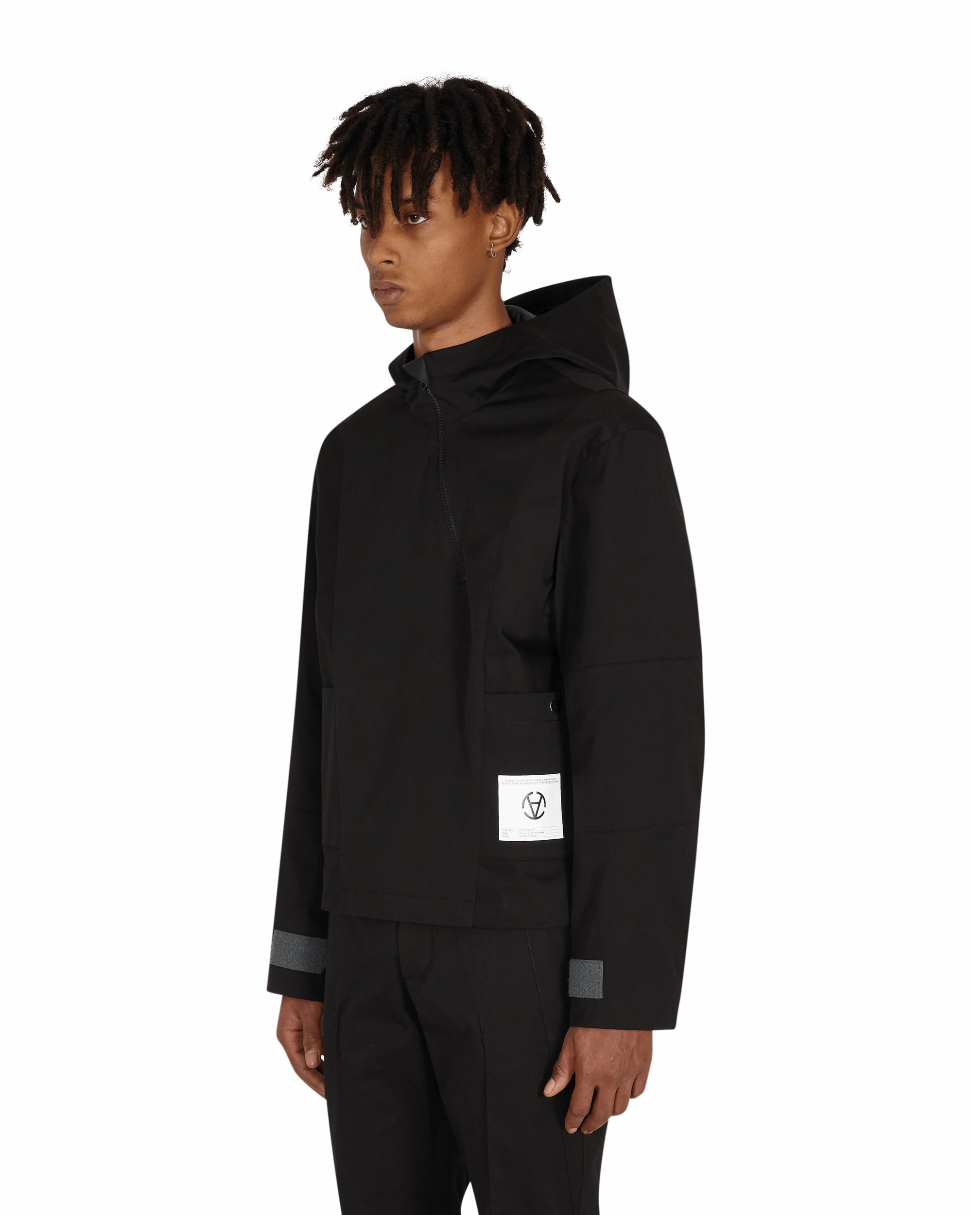 Diagonal Yuma Anorak Black
