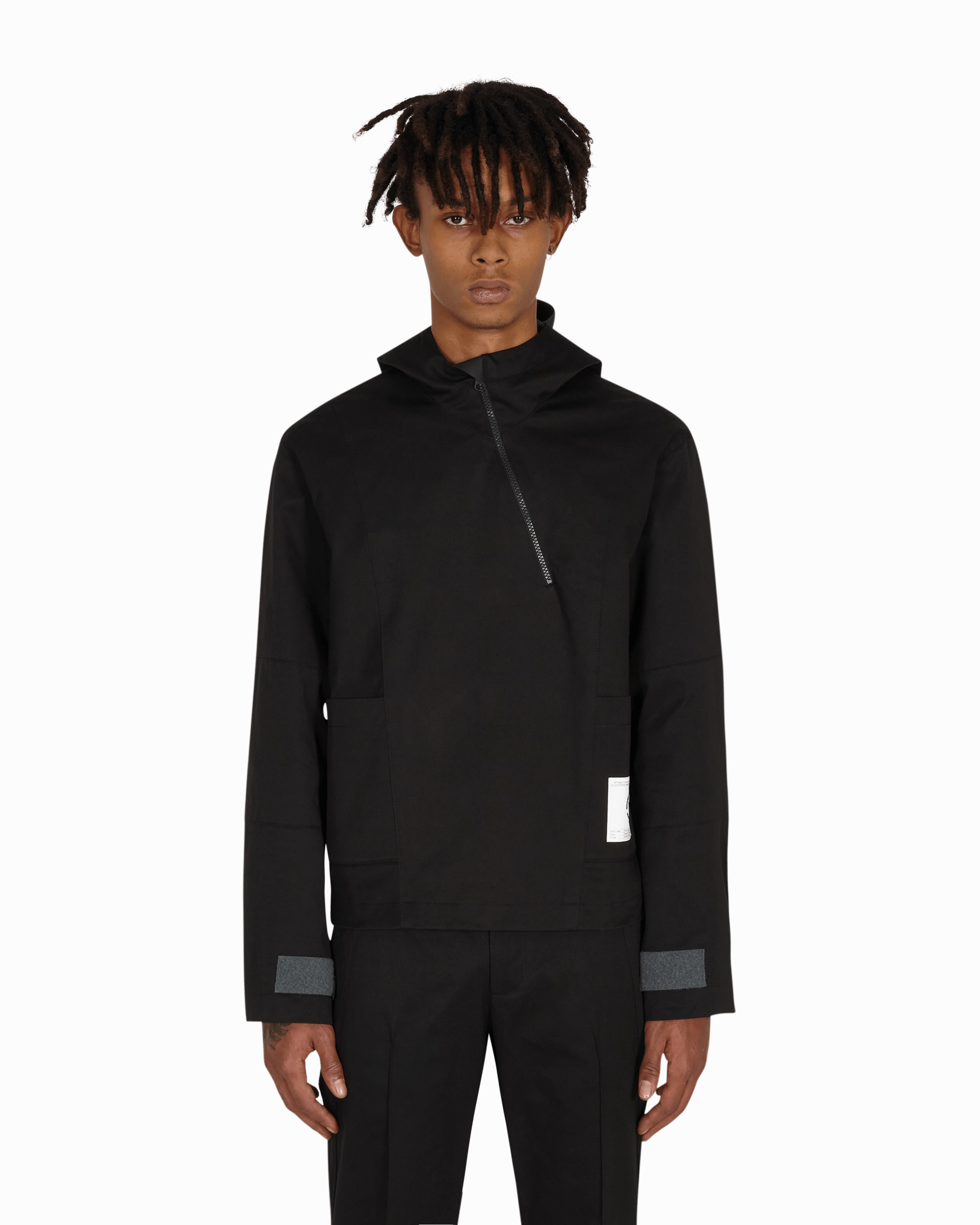 Diagonal Yuma Anorak Black