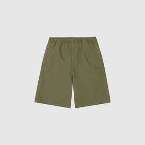 ESSENTIALS WOVEN SHORTS MEDIUM OLIVE