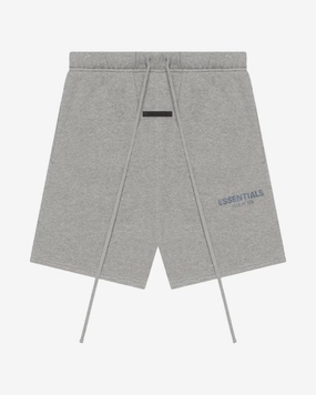 FOG ESSENTIALS SS21 REFLECTIVE LOGO HEATHER OATMEAL SHORTS