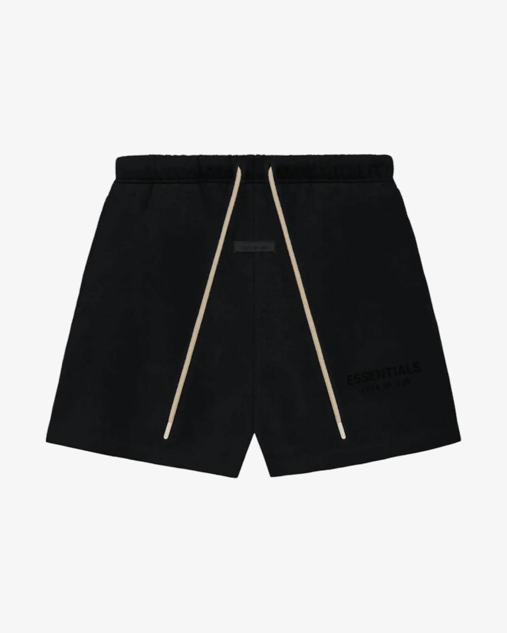 FOG ESSENTIALS SS24 BLACK SWEAT SHORTS