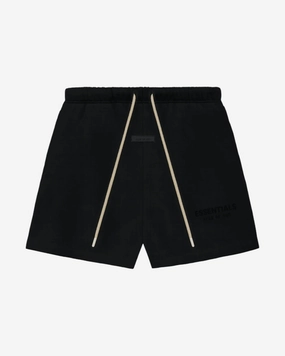 FOG ESSENTIALS SS24 BLACK SWEAT SHORTS