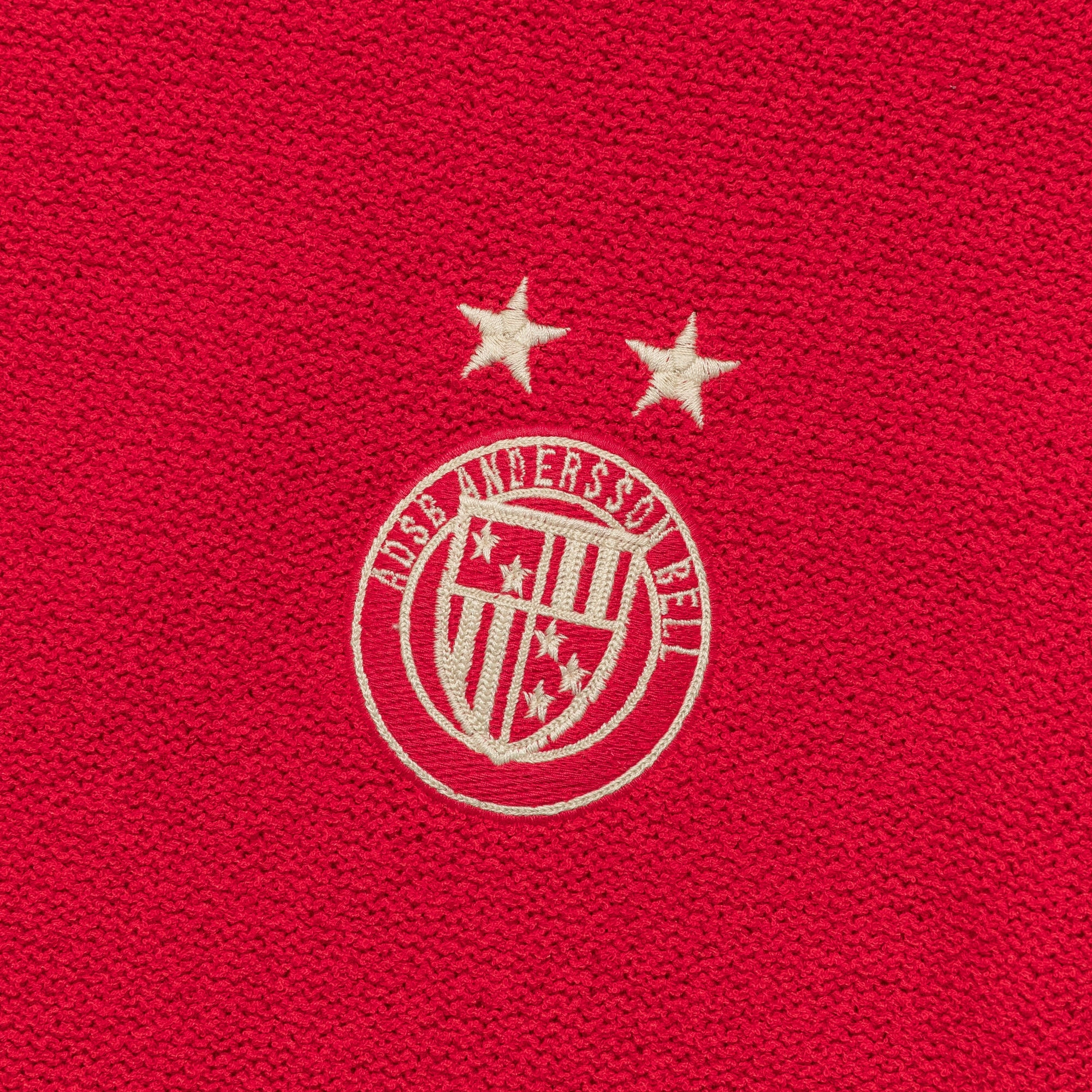 Football Short Sleeve Sweater - Red