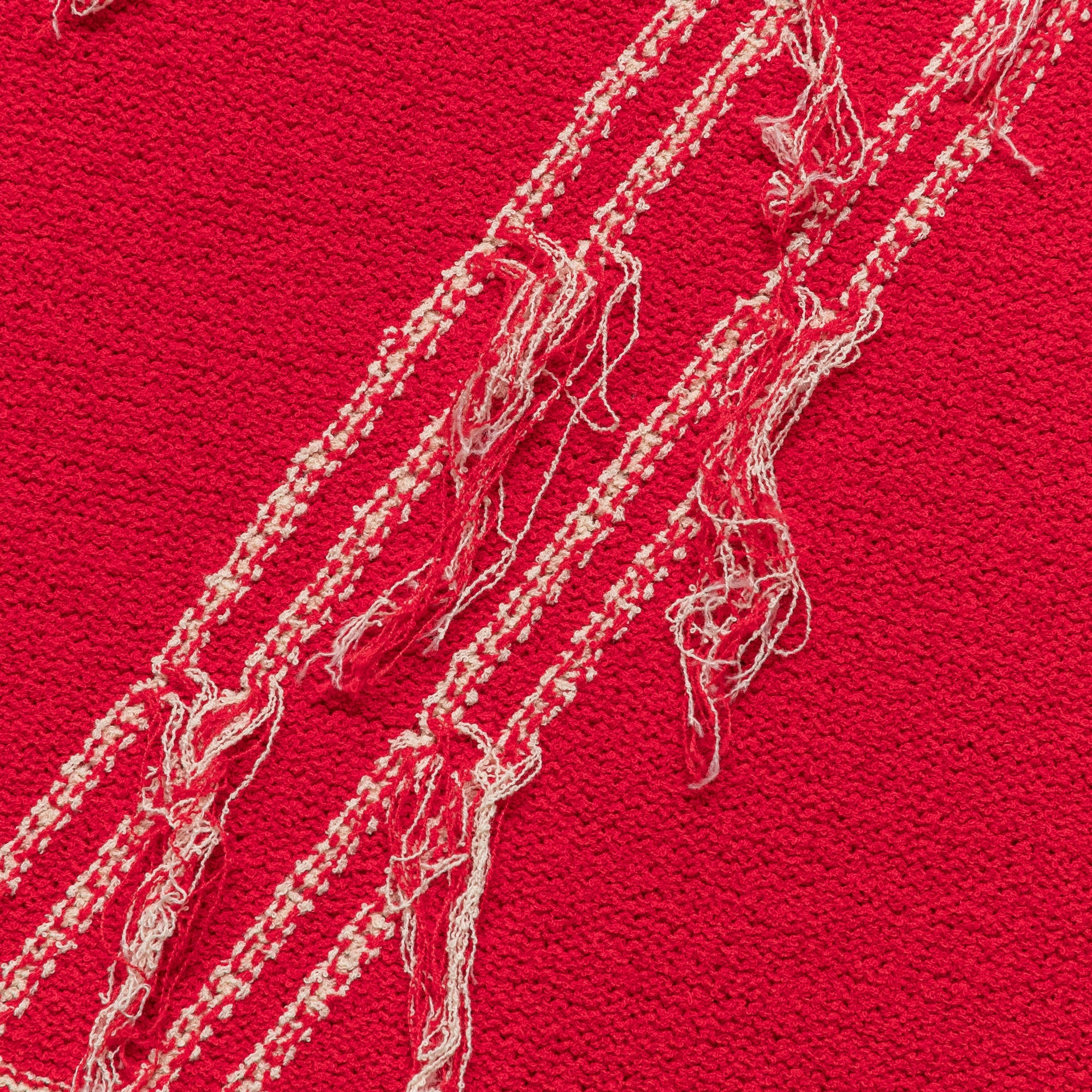 Football Short Sleeve Sweater - Red