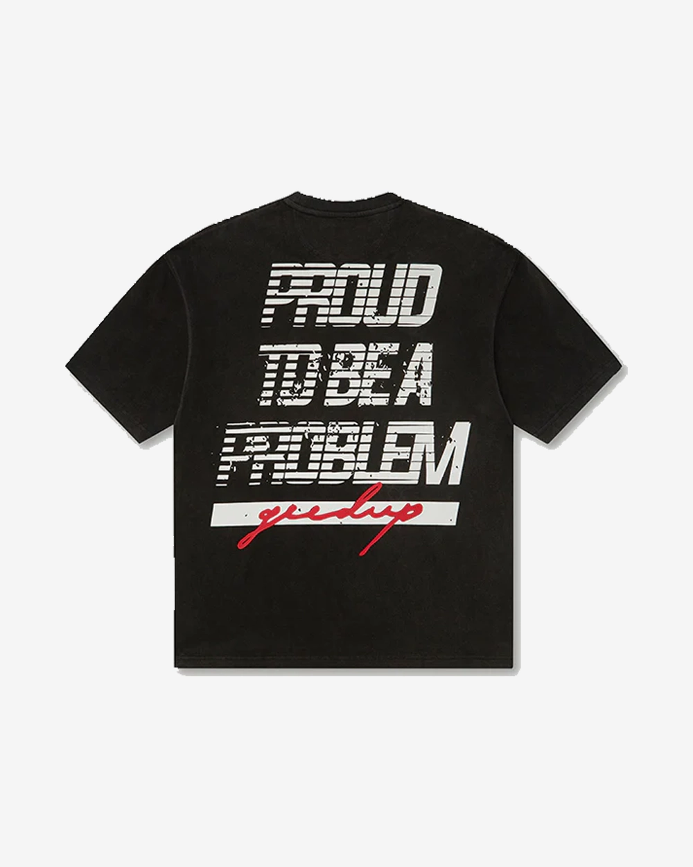 GEEDUP PTBAP NASCAR TEE BLACK RED