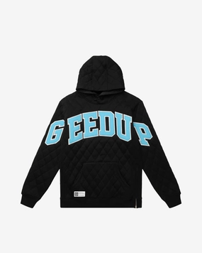 GEEDUP TEAM LOGO HOODIE BLACK BABY BLUE 2.0 (NEW)