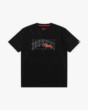 GEEDUP TEAM LOGO SKETCH BLACK TEE