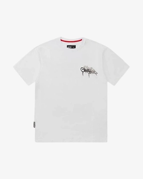 GEEDUP TRIPLE HANDSTYLE WHITE TEE