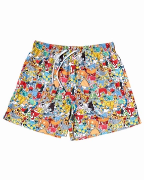 Goat USA Youth Sticker AOP Mesh Shorts